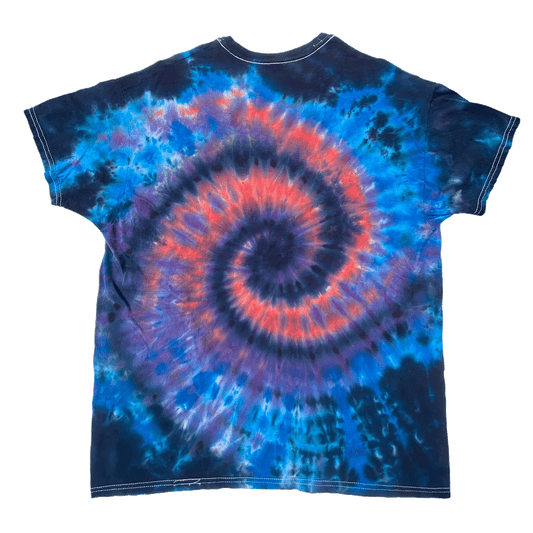 "Space Spiral" tie-dye shirt